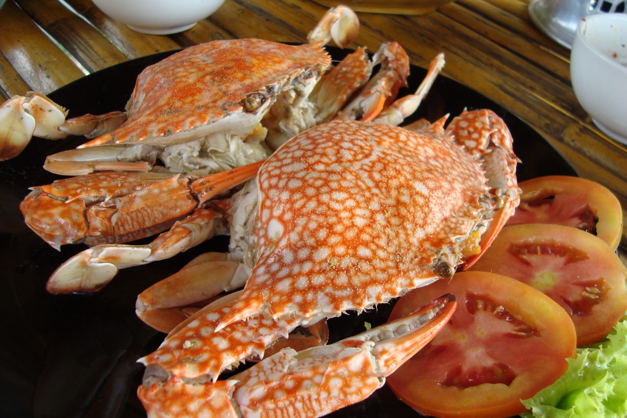 Aneka hidangan lezat dari kepiting mangrove yang disajikan di restoran-restoran Thailand.